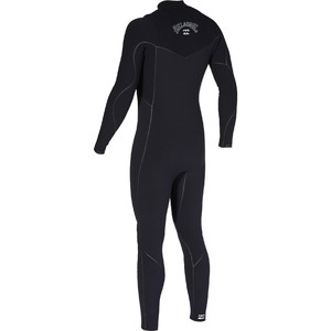 2023 Billabong Mens Furnace 5/4mm Chest Zip Wetsuit ABYW100188 - Black